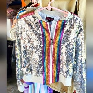 Girls sequin jacket